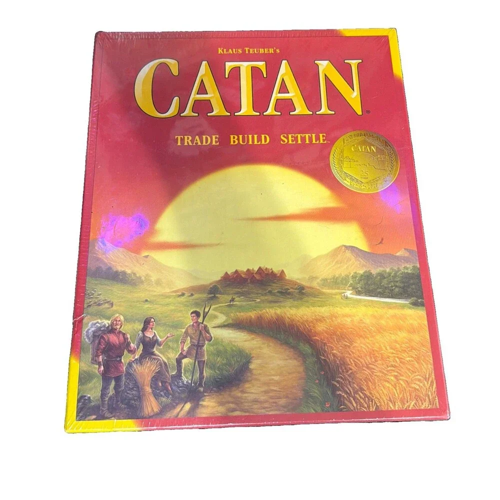 Catan Board Game Klaus Teuber 25th Anniversary Edition CN3071 NEW SEALED